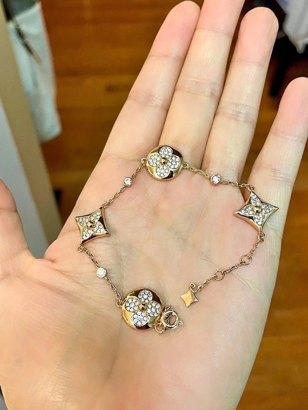 Blossom BB Multi-Motif Bracelet Rose Gold